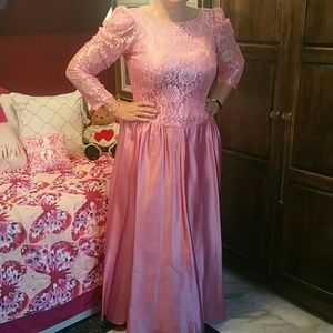 Vintage pink formal.